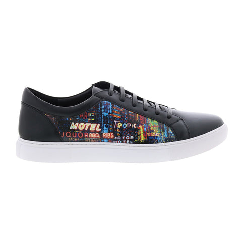 Robert Graham Maxs RG5798L Mens Black Leather Lifestyle Sneakers Shoes