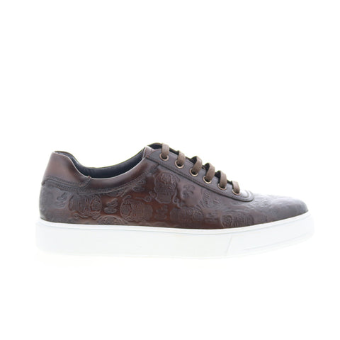 Robert Graham Paradise RG5803L Mens Brown Leather Lifestyle Sneakers Shoes