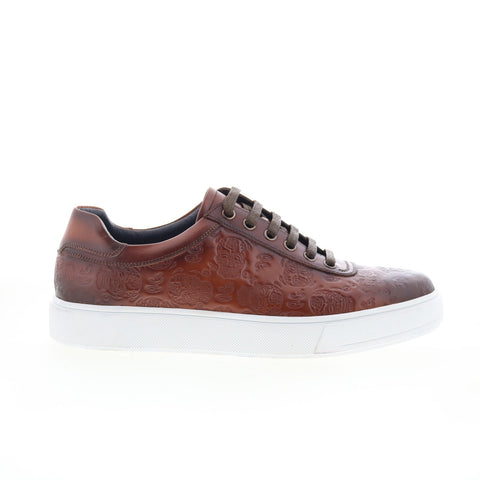 Robert Graham Paradise RG5803L Mens Brown Leather Lifestyle Sneakers Shoes
