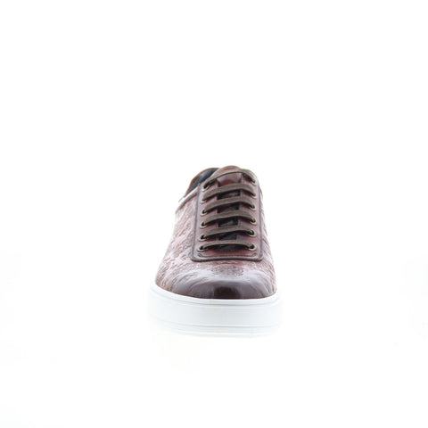 Robert Graham Paradise RG5803L Mens Brown Leather Lifestyle Sneakers Shoes