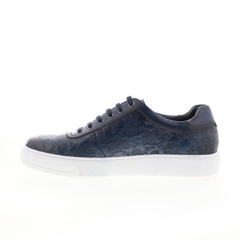 Robert Graham Paradise RG5803L Mens Blue Leather Lifestyle Sneakers Shoes