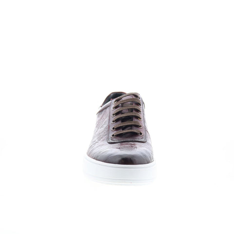 Robert Graham Paradise RG5803L Mens Burgundy Leather Lifestyle Sneakers Shoes