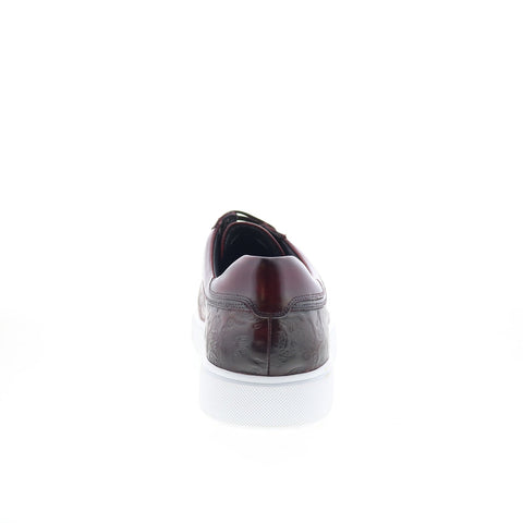 Robert Graham Paradise RG5803L Mens Burgundy Leather Lifestyle Sneakers Shoes