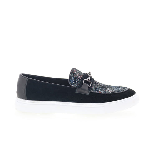 Robert Graham Redford RG5809S Mens Black Suede Loafers & Slip Ons Casual Shoes