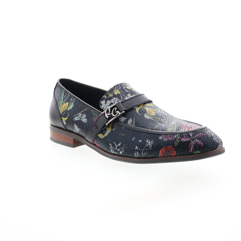 Robert Graham Retro RG5812S Mens Black Loafers & Slip Ons Penny Shoes