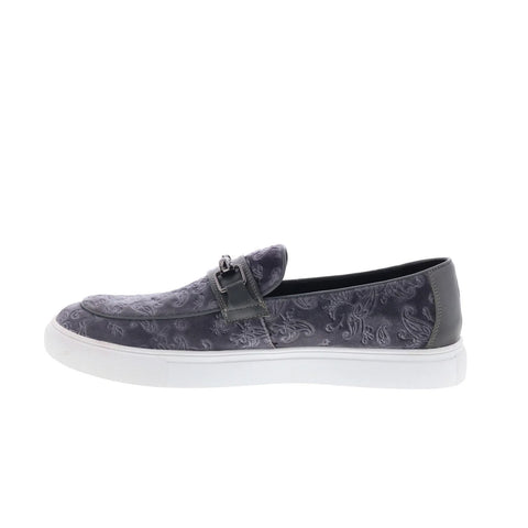 Robert Graham Thrower RG5833S Mens Gray Loafers & Slip Ons Casual Shoes