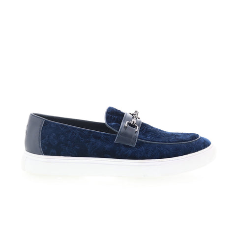 Robert Graham Thrower RG5833S Mens Blue Loafers & Slip Ons Casual Shoes
