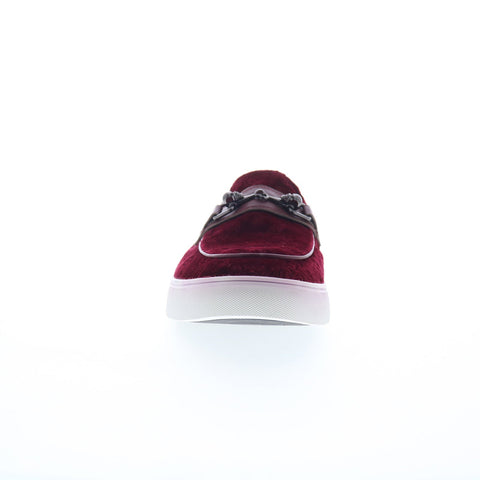Robert Graham Thrower RG5833S Mens Burgundy Loafers & Slip Ons Casual Shoes