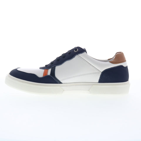 Robert Graham Fawcett RG5845L Mens Blue Leather Lifestyle Sneakers Shoes
