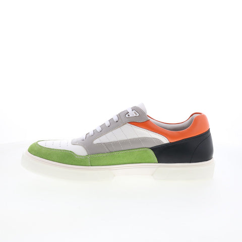 Robert Graham Fez RG5846L Mens Green Leather Lifestyle Sneakers Shoes