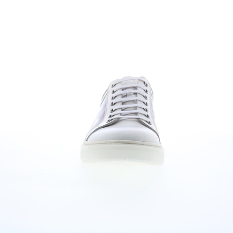 Robert Graham Forman RG5848L Mens White Leather Lifestyle Sneakers Shoes