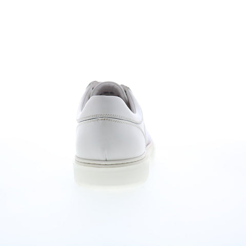 Robert Graham Forman RG5848L Mens White Leather Lifestyle Sneakers Shoes