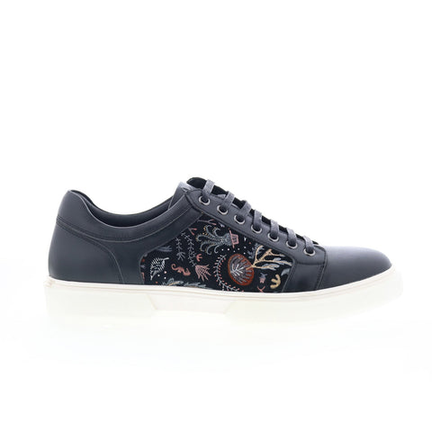 Robert Graham Spicoli RG5851L Mens Black Leather Lifestyle Sneakers Shoes