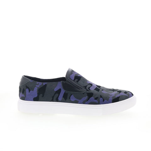 Robert Graham Bagdat RG5859S Mens Purple Canvas Lifestyle Sneakers Shoes