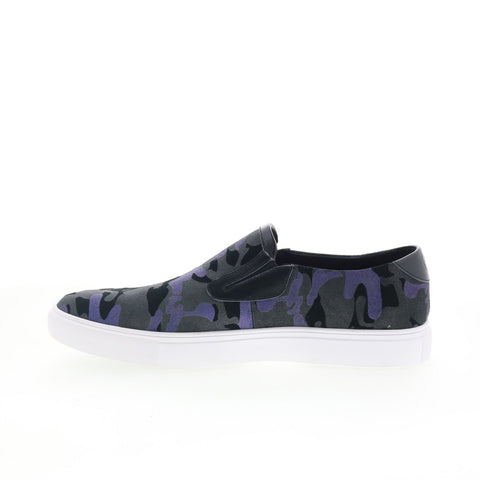 Robert Graham Bagdat RG5859S Mens Purple Canvas Lifestyle Sneakers Shoes