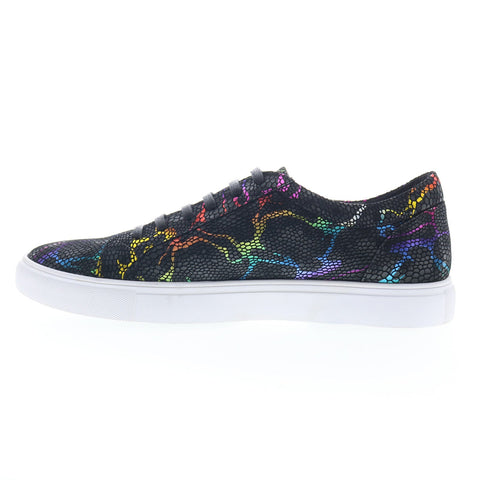 Robert Graham Dimaro RG5871L Mens Black Leather Lifestyle Sneakers Shoes