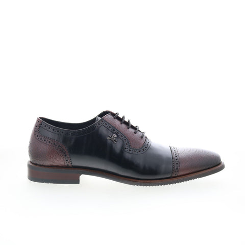 Robert Graham Sarentino RG5876C Mens Black Oxfords & Lace Ups Cap Toe Shoes