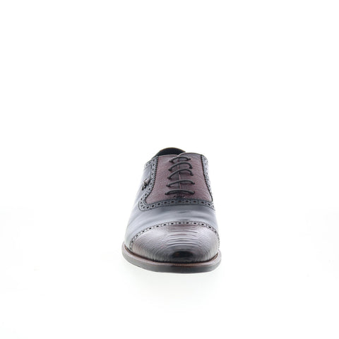 Robert Graham Sarentino RG5876C Mens Black Oxfords & Lace Ups Cap Toe Shoes