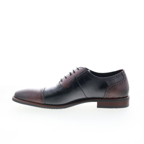 Robert Graham Sarentino RG5876C Mens Black Oxfords & Lace Ups Cap Toe Shoes