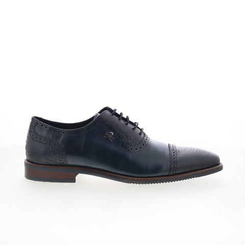 Robert Graham Sarentino RG5876C Mens Blue Oxfords & Lace Ups Cap Toe Shoes