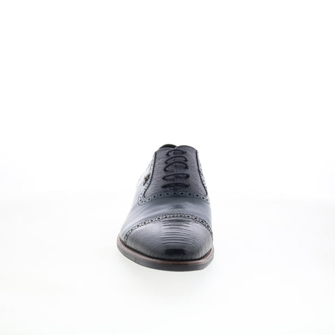 Robert Graham Sarentino RG5876C Mens Blue Oxfords & Lace Ups Cap Toe Shoes