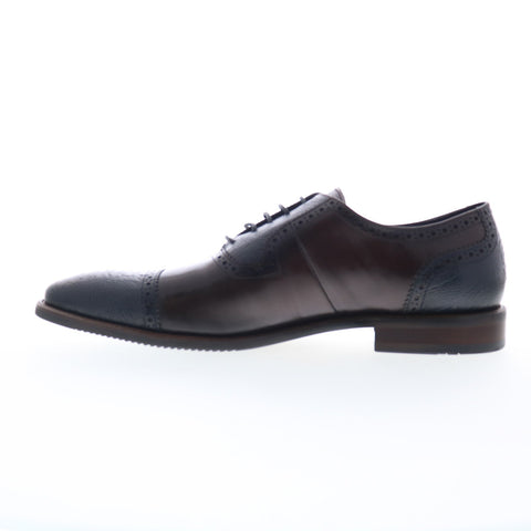 Robert Graham Sarentino RG5876C Mens Brown Oxfords & Lace Ups Cap Toe Shoes