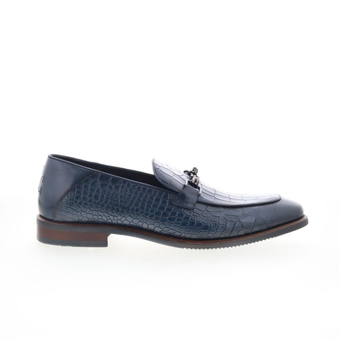 Robert Graham Amico RG5877S Mens Blue Loafers & Slip Ons Casual Shoes