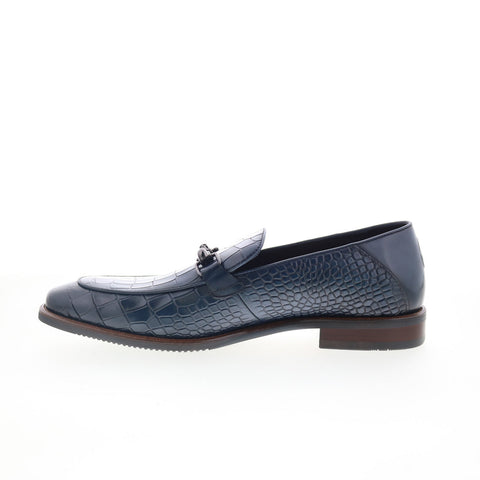 Robert Graham Amico RG5877S Mens Blue Loafers & Slip Ons Casual Shoes