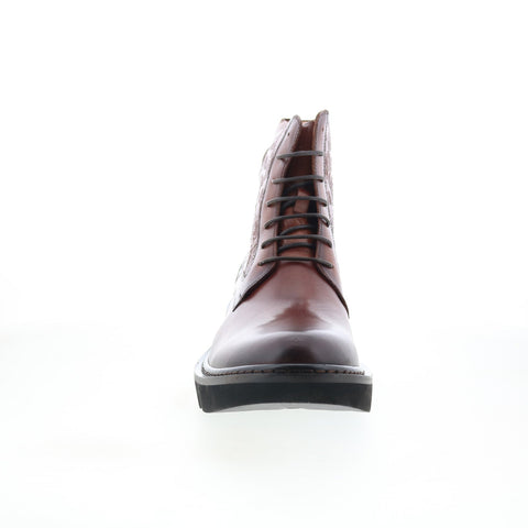 Robert Graham Geneva RG5898B Mens Brown Leather Leather Casual Dress Boots