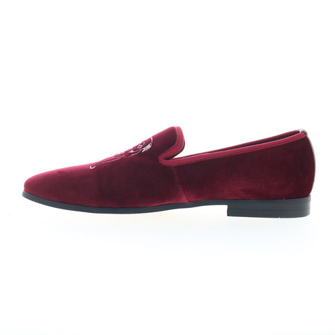 Robert Graham Reisman RG5908S Mens Burgundy Loafers & Slip Ons Casual Shoes