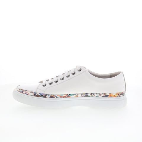 Robert Graham Consoli RG5915L Mens White Leather Lifestyle Sneakers Shoes