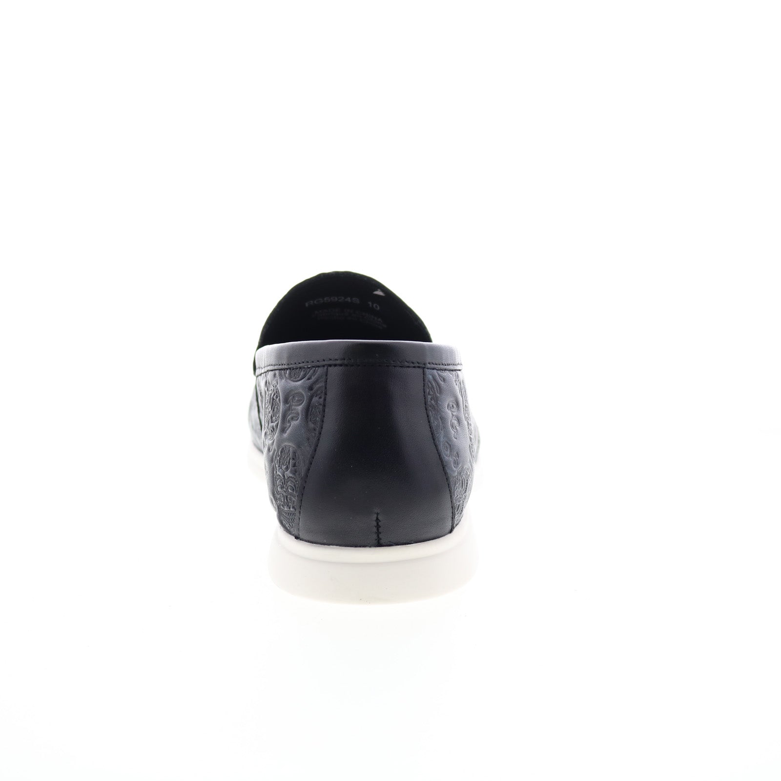 Robert Graham Black/Multi Men’s Loafer Slip-Ons | US 12 Regular Robert Graham Mens Bevande Black Shoes (NWT) main image 3