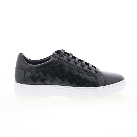 Robert Graham Appaloosa RG5941L Mens Black Leather Lifestyle Sneakers Shoes