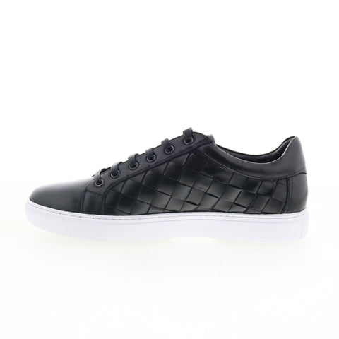 Robert Graham Appaloosa RG5941L Mens Black Leather Lifestyle Sneakers Shoes
