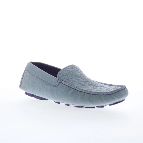Robert Graham Shoreline RG5963S Mens Blue Loafers & Slip Ons Moccasin Shoes