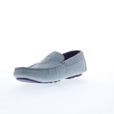 Robert Graham Shoreline RG5963S Mens Blue Loafers & Slip Ons Moccasin Shoes