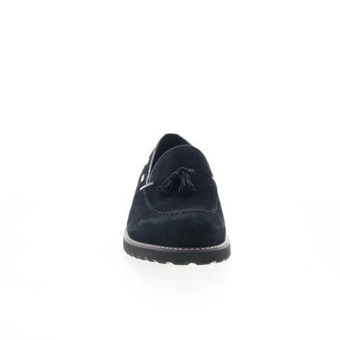 Robert Graham RGS5210 Mens Black Suede Loafers & Slip Ons Casual Shoes