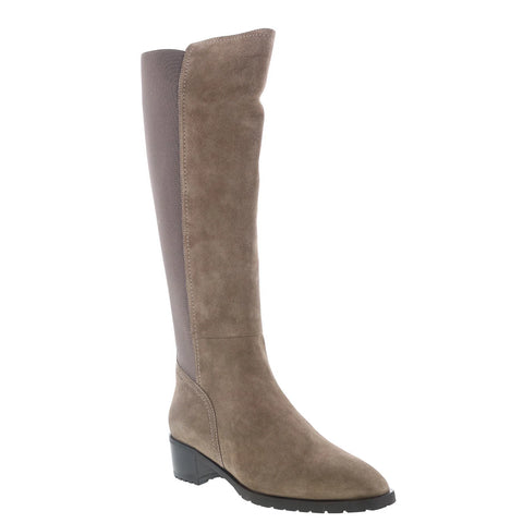 Aquatalia Rhegan L569324 Womens Gray Suede Zipper Knee High Boots