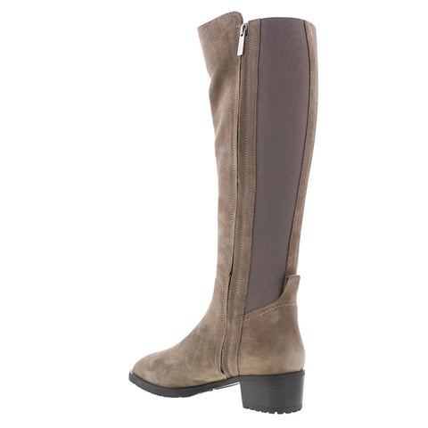 Aquatalia Rhegan L569324 Womens Gray Suede Zipper Knee High Boots