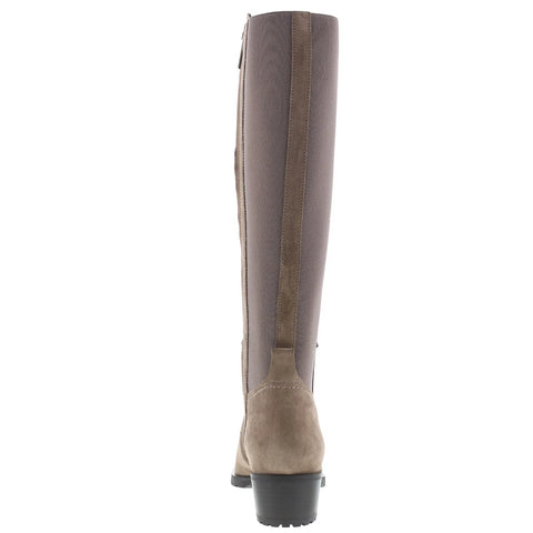 Aquatalia Rhegan L569324 Womens Gray Suede Zipper Knee High Boots
