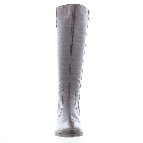 Easy Spirit Rhonda Martha Stewart Womens Brown Leather Casual Dress Boots