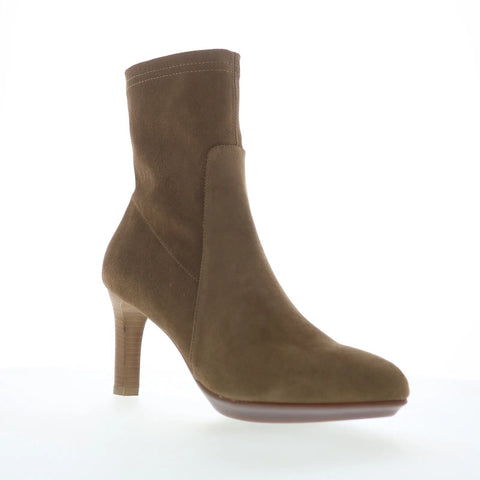 Aquatalia Rhumba Low TW5RHLR1 Womens Brown Suede Ankle & Booties Boots