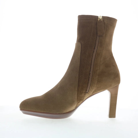 Aquatalia Rhumba Low TW5RHLR1 Womens Brown Suede Ankle & Booties Boots