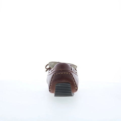 Rockport Rhyder Tie Slipper Mens Brown Nubuck Loafers & Slip Ons Moccasin Shoes