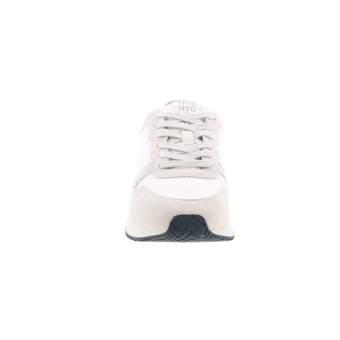 Miz Mooz Rialto Womens White Leather Lace Up Lifestyle Sneakers Shoes