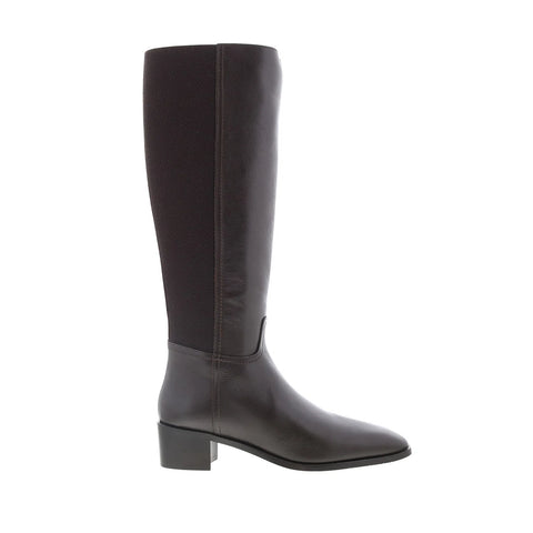 Aquatalia Ricarda L545836 Womens Brown Leather Zipper Knee High Boots
