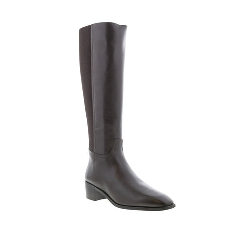 Aquatalia Ricarda L545836 Womens Brown Leather Zipper Knee High Boots