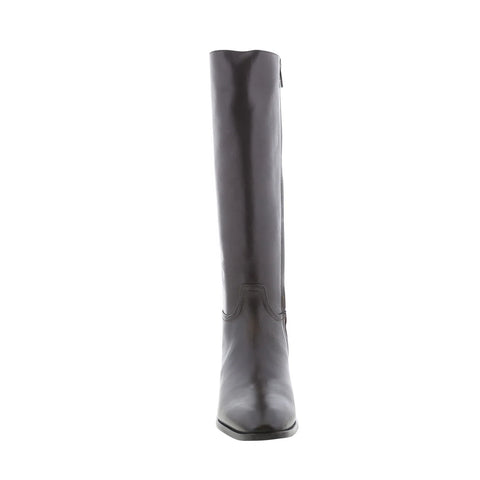Aquatalia Ricarda L545836 Womens Brown Leather Zipper Knee High Boots