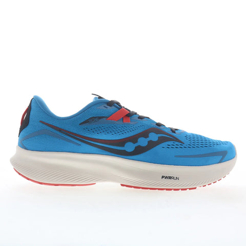 Saucony Ride 15 S20729-31 Mens Blue Canvas Lace Up Athletic Running Shoes
