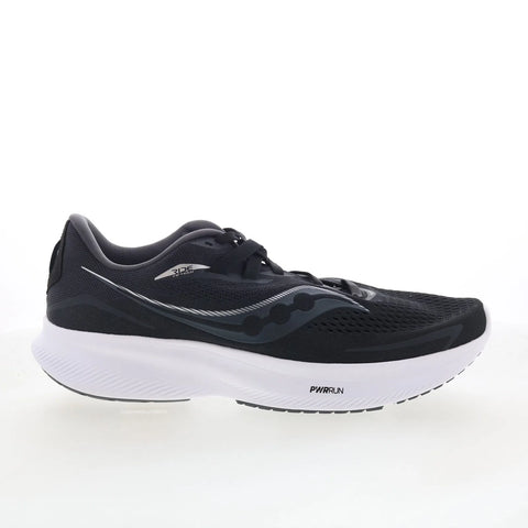 Saucony Ride 15 S20730-05 Mens Black Wide Mesh Athletic Running Shoes